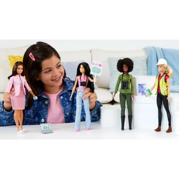 Barbie: Spoločne pre zem, kariérne bábiky 4ks v balení - Mattel obrázok 4