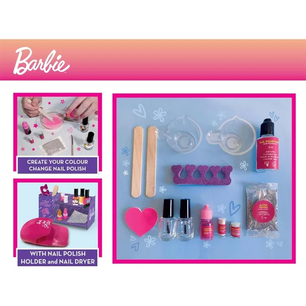Barbie Zmeniteľné čarovné nechtové štúdio - Lisciani obrázok 2