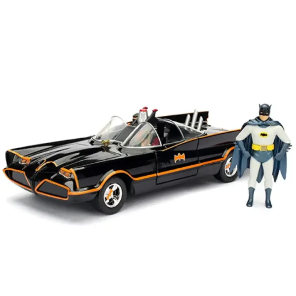 Batman: Animated Classic TV Batmobile kovové auto na zmontovanie 1/24 - Simba Toys obrázok 3