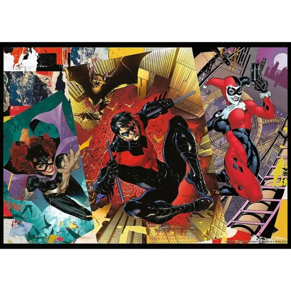 Batman: Hrdinovia a zloduchovia Gothamu 4x250-dielne puzzle - Trefl obrázok 3
