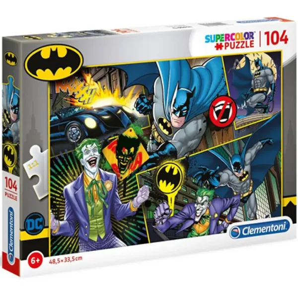Batman Supercolor puzzle 104ks - Clementoni obrázok 1