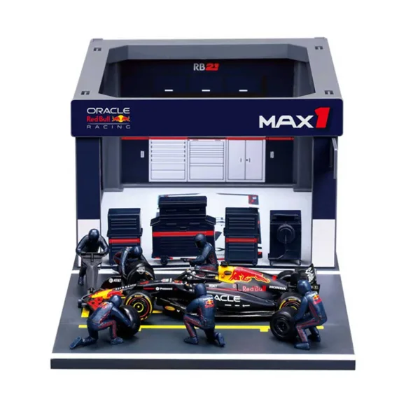 Bburago: F1 pretekárske auto - Red Bull RB21 Pit / Max Verstappen 1/43 obrázok 2