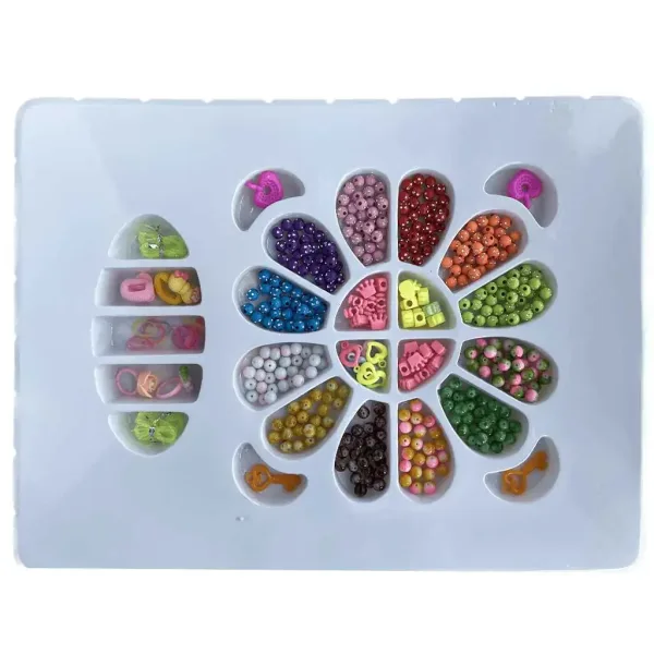 Beads Series: Set na výrobu šperkov s perlami, gumičkou do vlasov a príveskom obrázok 2