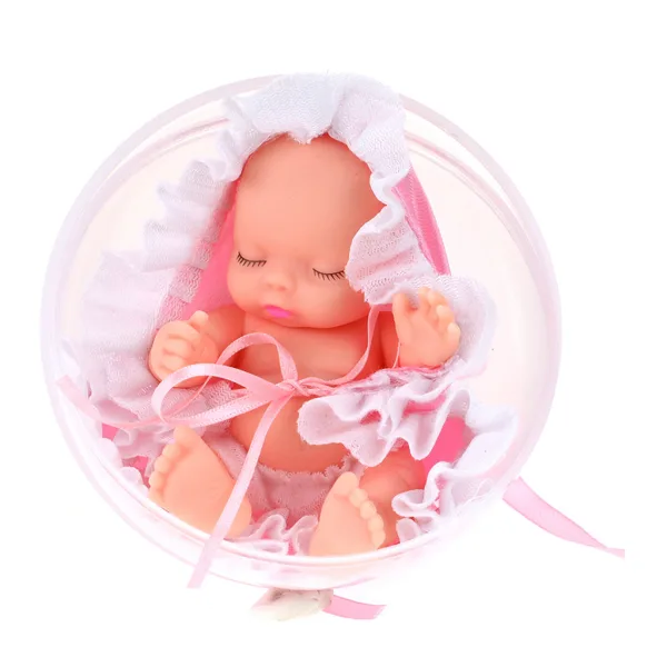 BEAU Baby spacírujúca bábika prekvapenie v guličke v dvoch variantoch 8,5 cm 1ks obrázok 3