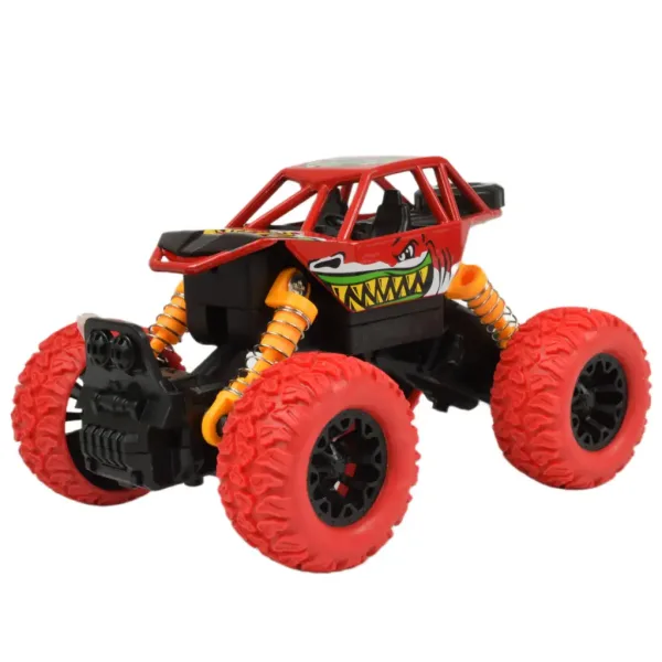 Big Foot Series: Terénne offroad vozidlo so žraločím motívom a zotrvačníkom v dvoch variantoch 13cm obrázok 2