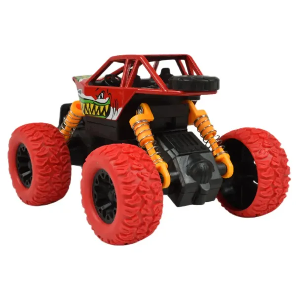 Big Foot Series: Terénne offroad vozidlo so žraločím motívom a zotrvačníkom v dvoch variantoch 13cm obrázok 4