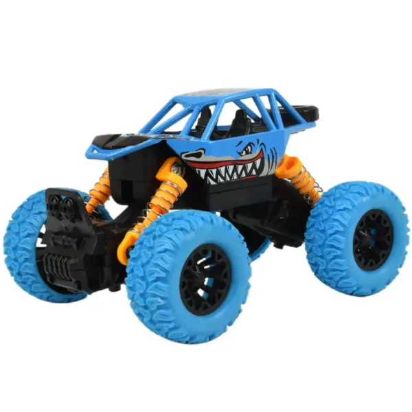 Big Foot Series: Terénne offroad vozidlo so žraločím motívom a zotrvačníkom v dvoch variantoch 13cm obrázok 6
