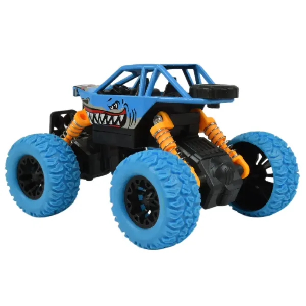 Big Foot Series: Terénne offroad vozidlo so žraločím motívom a zotrvačníkom v dvoch variantoch 13cm obrázok 8