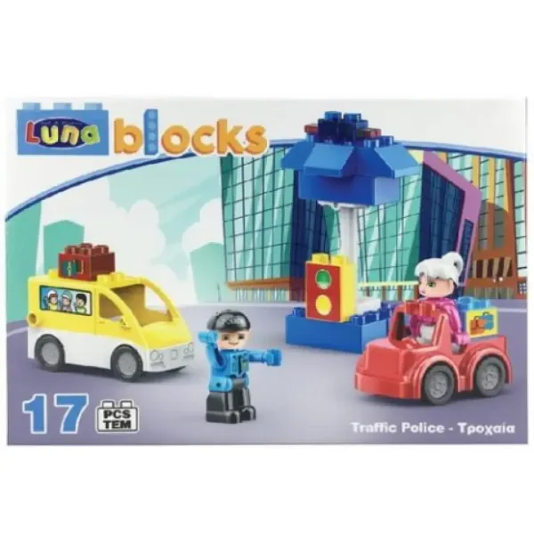 Blocks: Dopravný policajt 17 ks stavebnica obrázok 2