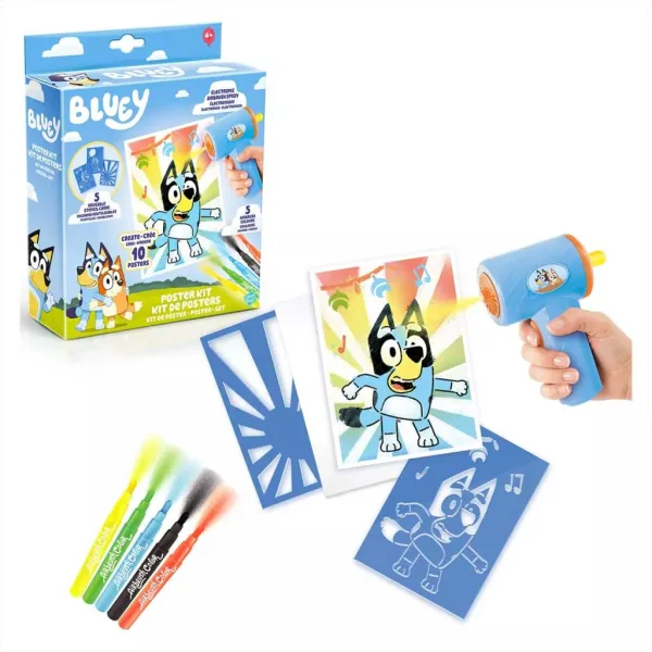 Bluey Airbrush Art posterový set na tvorbu obrázok 2