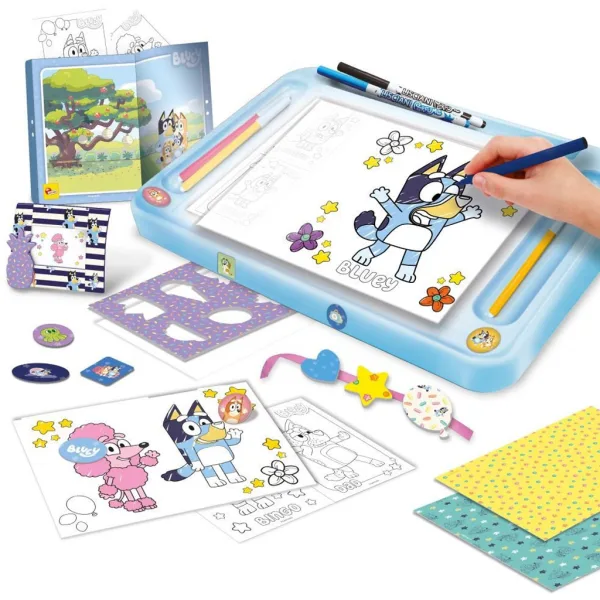 Bluey Kresliaca súprava so svietiacou kresliacou tabuľou – Lisciani obrázok 2