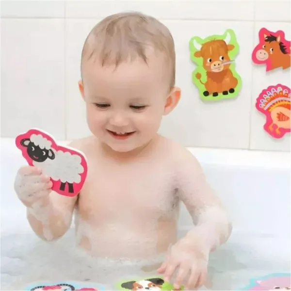 Buddy & Barney Kúpeľná hračka puzzle - Stajňa obrázok 2