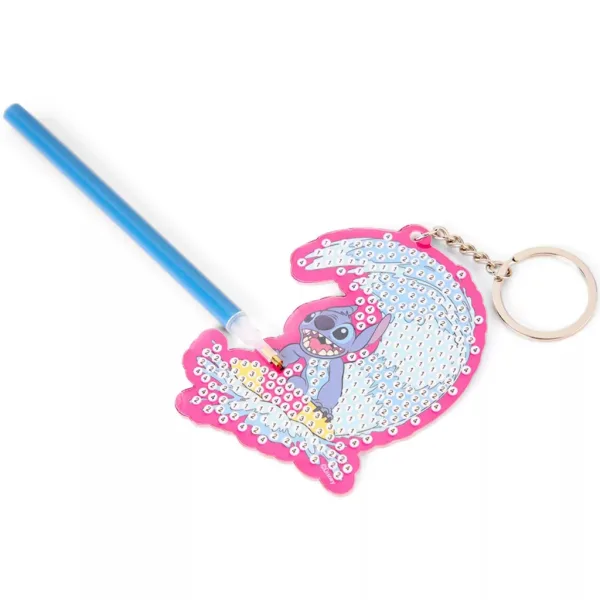 Canenco: Stitch diamantové maľovanie kľúčenka obrázok 3