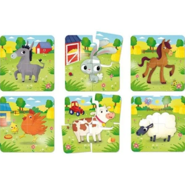 Carotina Baby: Puzzle so zvieratami na farme obrázok 2