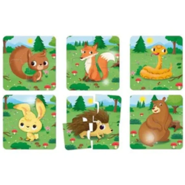 Carotina Baby: Puzzle so zvieratami z lesa obrázok 2