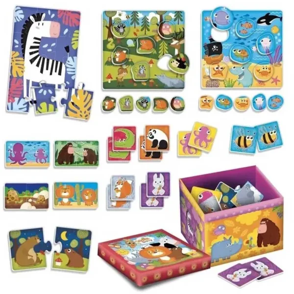 Carotina Baby: Super Box 10 vzdelávacích hier - Lisciani obrázok 2