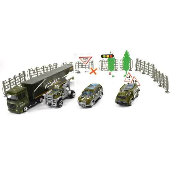 Chariot Die-Cast: Set kovových vojenských vozidiel s príslušenstvom vo dvoch variantoch obrázok 2
