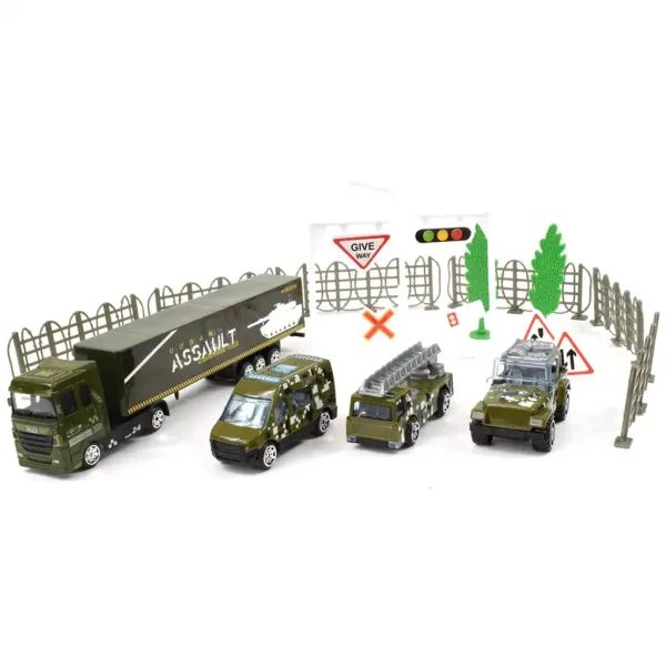 Chariot Die-Cast: Set kovových vojenských vozidiel s príslušenstvom vo dvoch variantoch obrázok 3