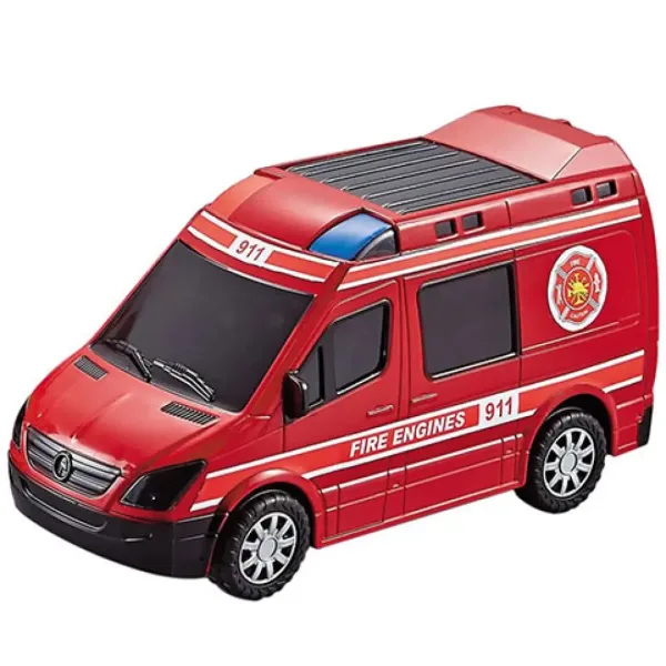 City Rescue hasičský minibus so svetlom a zvukom obrázok 2