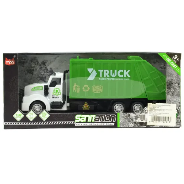 City Truck: Nákladné auto na zber selektívneho odpadu - so zotrvačníkom 22cm obrázok 6