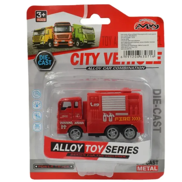 City Vehicle: Hasičské vozidlo v rôznych variantoch 1ks obrázok 4