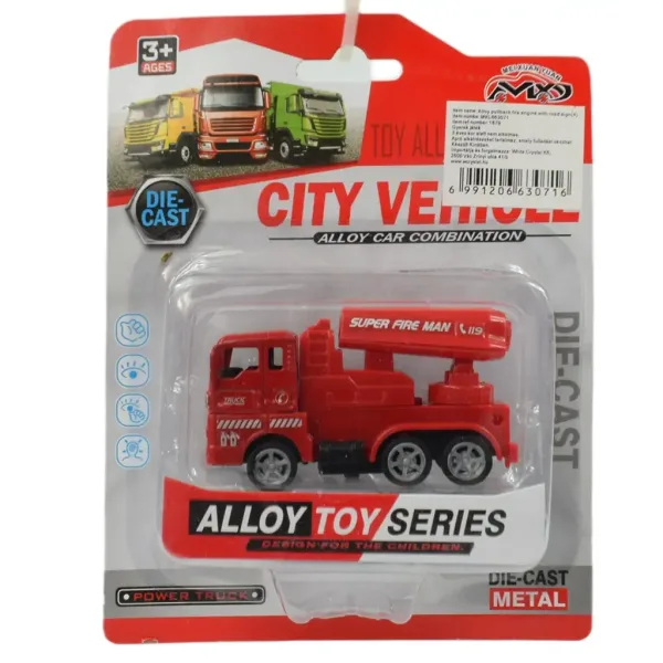 City Vehicle: Hasičské vozidlo v rôznych variantoch 1ks obrázok 5
