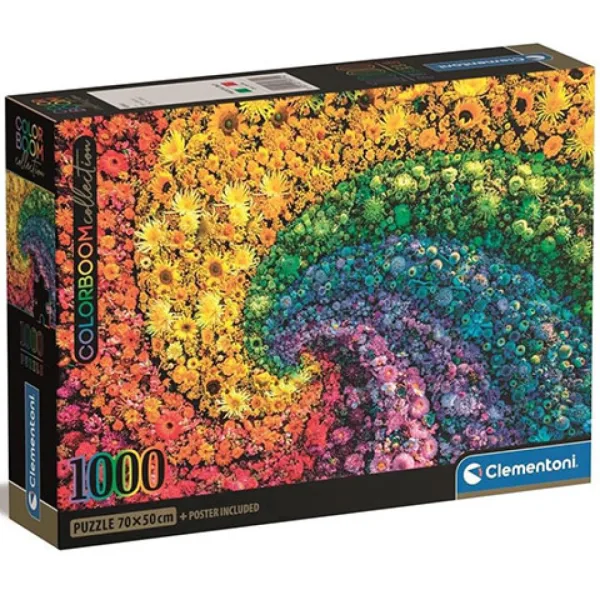 Colorboom Collection: Kvetinový vír 1000ks puzzle - Clementoni obrázok 1