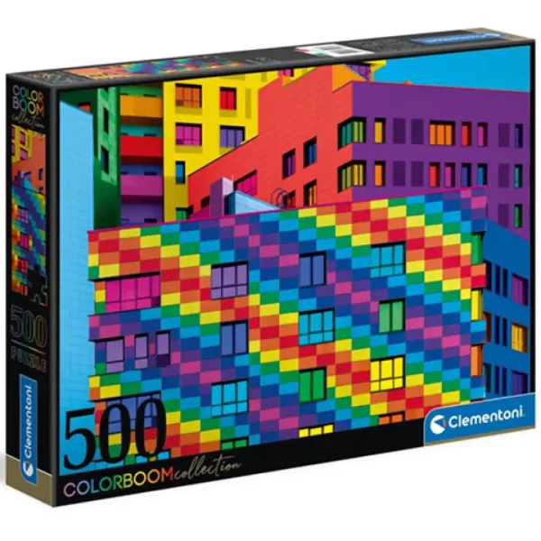 Colorboom Collection: Squares puzzle 500ks - Clementoni obrázok 1