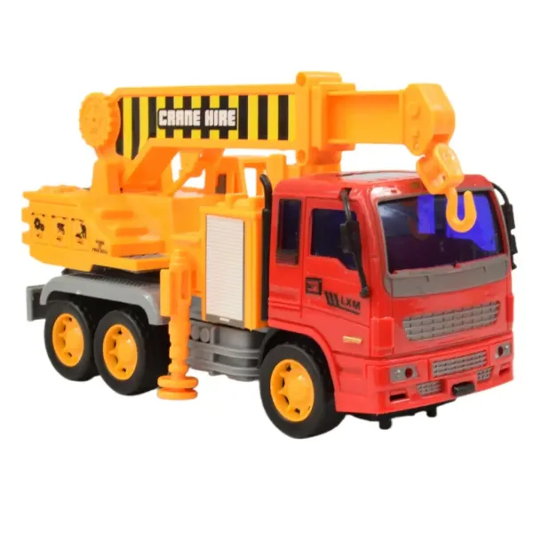 Construction Truck: Vozidlo so žeriavom a zotrvačníkom 19cm obrázok 2