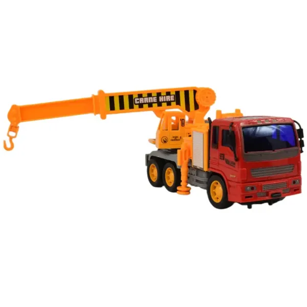 Construction Truck: Vozidlo so žeriavom a zotrvačníkom 19cm obrázok 4