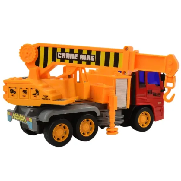 Construction Truck: Vozidlo so žeriavom a zotrvačníkom 19cm obrázok 5