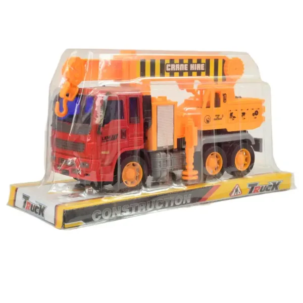 Construction Truck: Vozidlo so žeriavom a zotrvačníkom 19cm obrázok 8