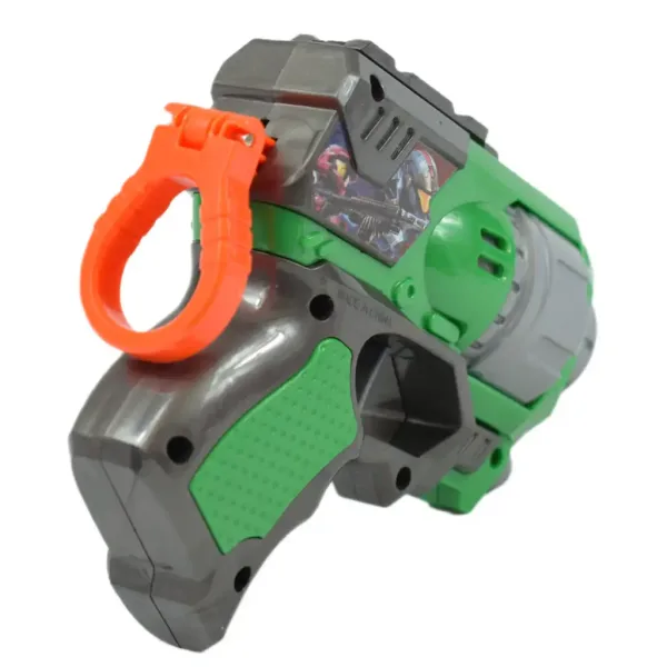 Cool Soft Bullet Gun: Malá zbraň s nábojmi v zelenej farbe 14cm obrázok 3
