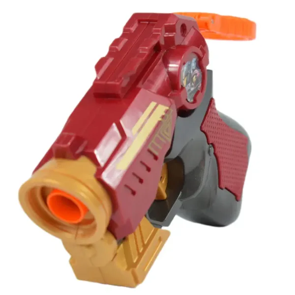 Cool Soft Bullet Gun: Malá zbraň so špongiovými nábojmi v červenej farbe 14 cm obrázok 2