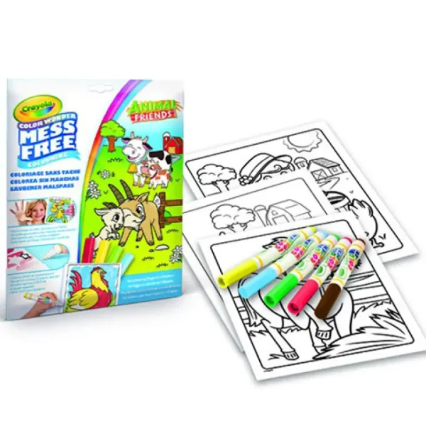 Crayola: Color Wonder Zvieratá na farme bez špinenia maľovanka obrázok 2