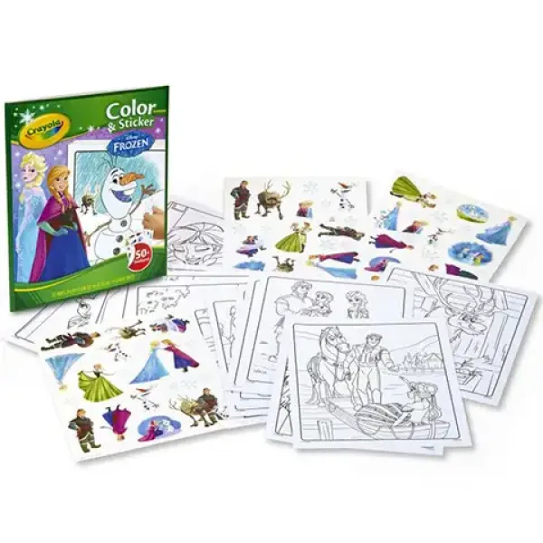 Crayola: Ľadové kráľovstvo 2 maľovanka s nálepkami obrázok 2