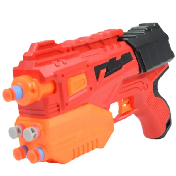 Crazy Launcher: Set manuálnej zbrane s terčom a nábojmi 24cm obrázok 2