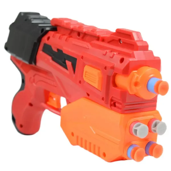 Crazy Launcher: Set manuálnej zbrane s terčom a nábojmi 24cm obrázok 3