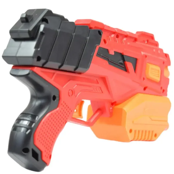 Crazy Launcher: Set manuálnej zbrane s terčom a nábojmi 24cm obrázok 4