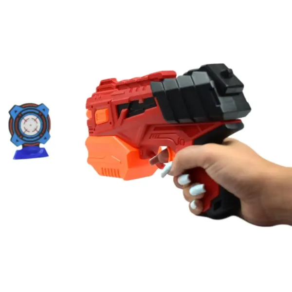 Crazy Launcher: Set manuálnej zbrane s terčom a nábojmi 24cm obrázok 8