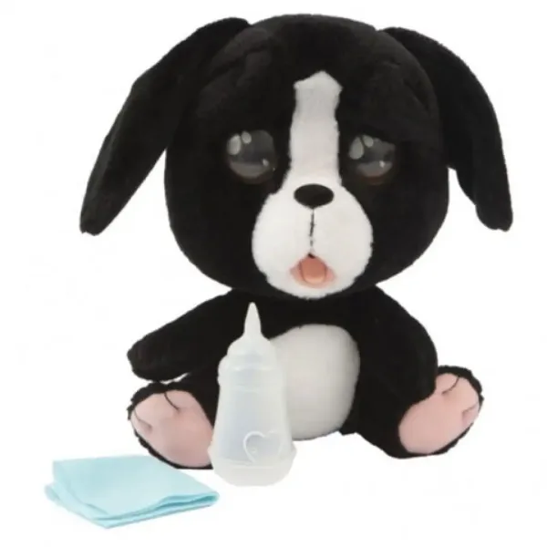 Cry Pets: Fňukajúce čierne šteniatko, plyšová hračka obrázok 2