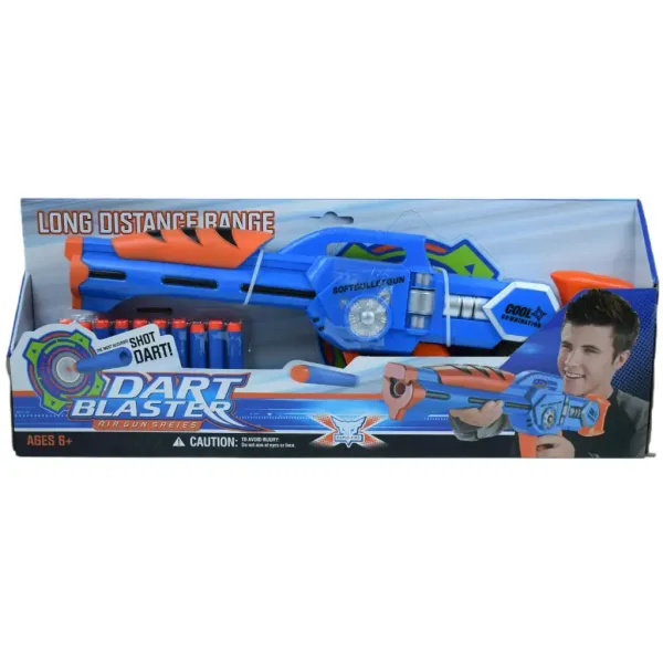 Dart Blaster: Manuálna pištoľ na penové náboje s dostrelom 10 m, 46 cm obrázok 7