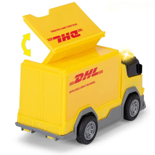 DHL kuriérske nákladné auto so svetelnými a zvukovými efektmi 15 cm - Dickie Toys obrázok 2