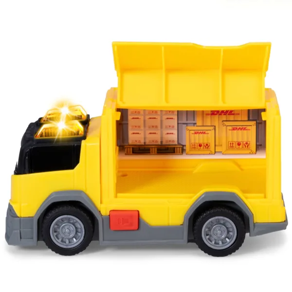 DHL kuriérske nákladné auto so svetelnými a zvukovými efektmi 15 cm - Dickie Toys obrázok 3