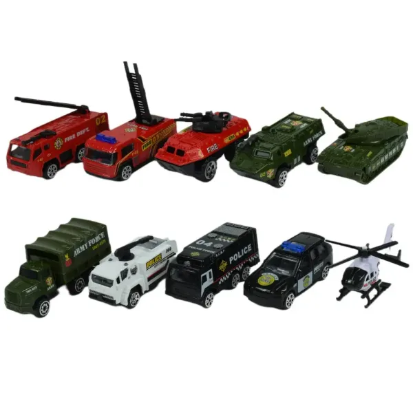 Die-Cast: Súprava policajných áut v dvoch verziách obrázok 3
