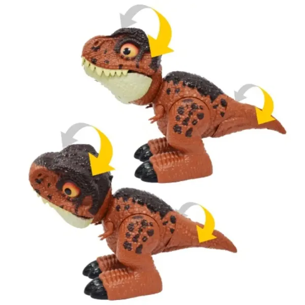 Dino World: T-Rex baby dinosaurus so zvukovými efektmi 25cm obrázok 5