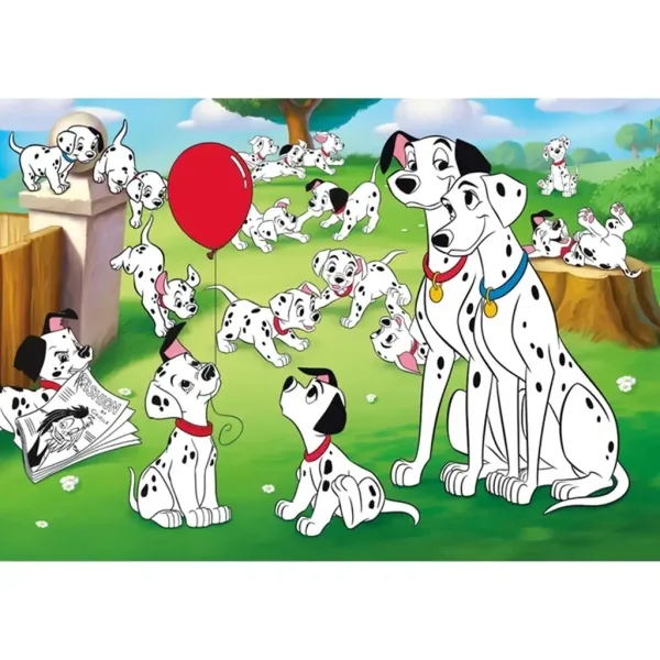Disney klasiky: 101 Šteniatok 24 ks maxi supercolor puzzle - Clementoni obrázok 2