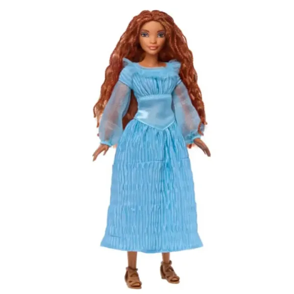 Disney Malá morská víla: Ariel v modrých šatách 30cm - Mattel obrázok 2
