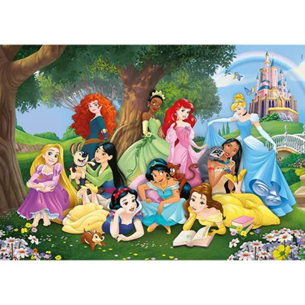 Disney Princezné 104ks Super Color Puzzle - Clementoni obrázok 2