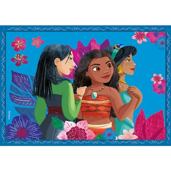 Disney princezné 4 v 1 puzzle - Clementoni obrázok 4
